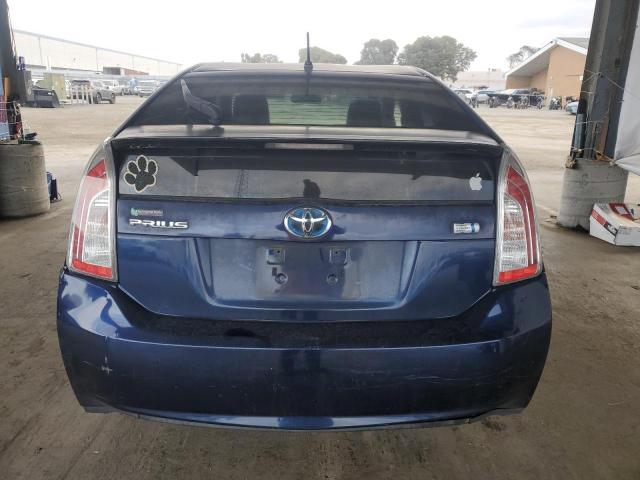 JTDKN3DU5C1489566 - 2012 TOYOTA PRIUS BLUE photo 6