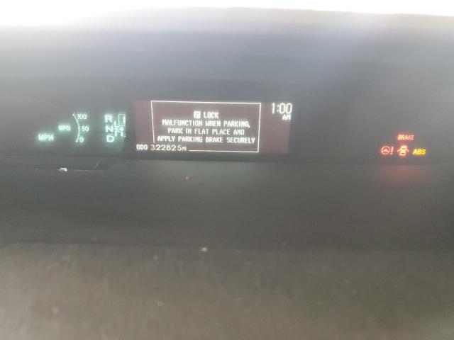 JTDKN3DU5C1489566 - 2012 TOYOTA PRIUS BLUE photo 9