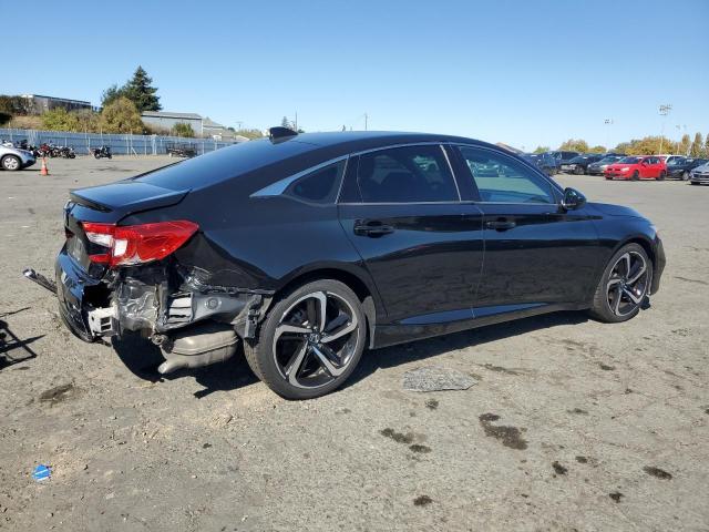 1HGCV1F12JA081827 - 2018 HONDA ACCORD LX BLACK photo 3
