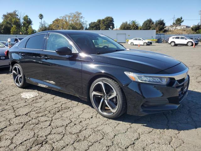 1HGCV1F12JA081827 - 2018 HONDA ACCORD LX BLACK photo 4