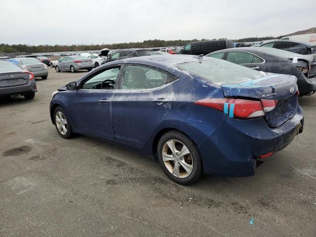 5NPDH4AE8GH756054 - 2016 HYUNDAI ELANTRA SE BLUE photo 2