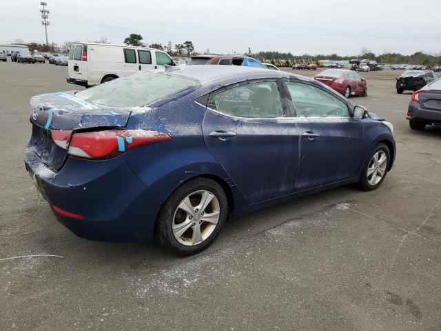 5NPDH4AE8GH756054 - 2016 HYUNDAI ELANTRA SE BLUE photo 3