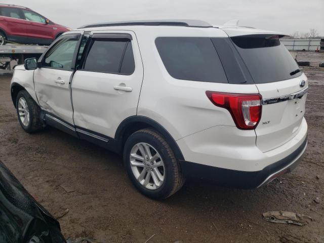 1FM5K7D89GGA23623 - 2016 FORD EXPLORER XLT WHITE photo 2