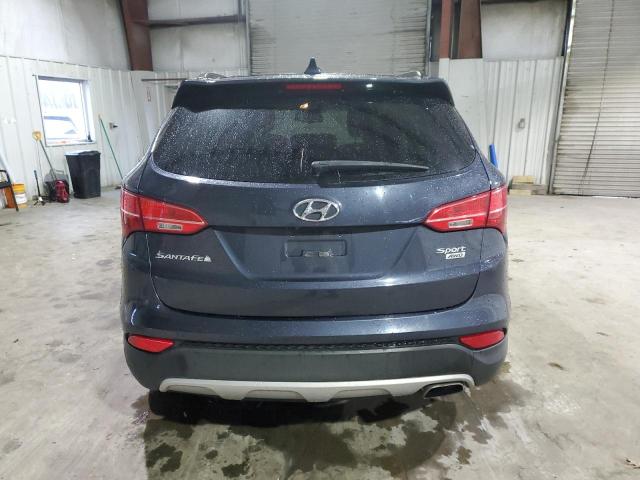 5XYZUDLB6FG262950 - 2015 HYUNDAI SANTA FE S BLUE photo 6