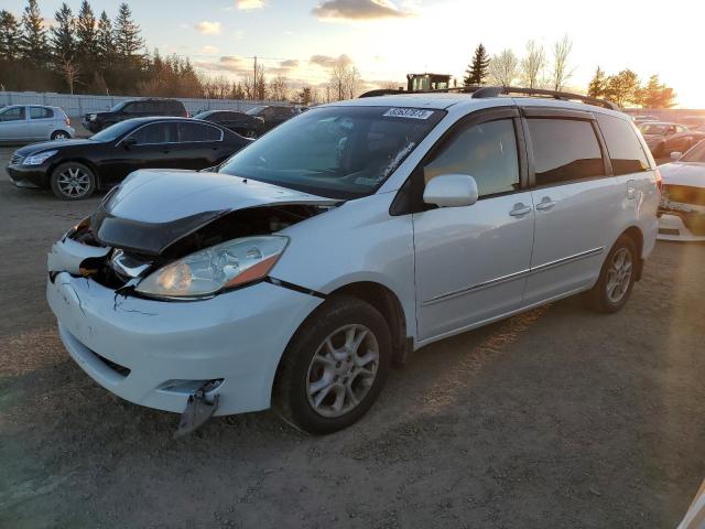 5TDZA22C16S526702 - 2006 TOYOTA SIENNA XLE WHITE photo 1