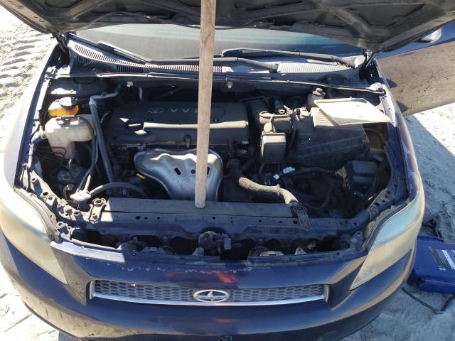 JTKDE177770183234 - 2007 TOYOTA SCION TC BLUE photo 11