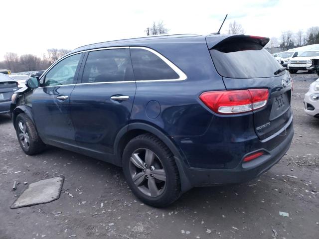 5XYPG4A3XGG168789 - 2016 KIA SORENTO LX BLUE photo 2