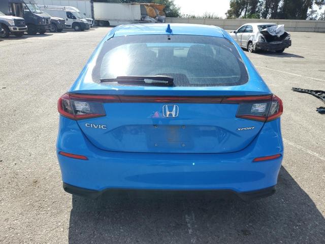 19XFL2H82NE022054 - 2022 HONDA CIVIC SPORT Bleu photo 6