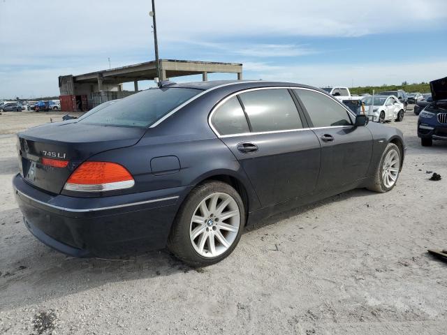 WBAGN63564DS52566 - 2004 BMW 745 LI BLUE photo 3