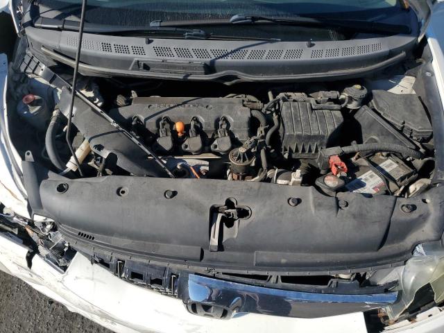 19XFA1F58AE007447 - 2010 HONDA CIVIC LX WHITE photo 11