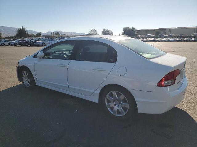 19XFA1F58AE007447 - 2010 HONDA CIVIC LX WHITE photo 2