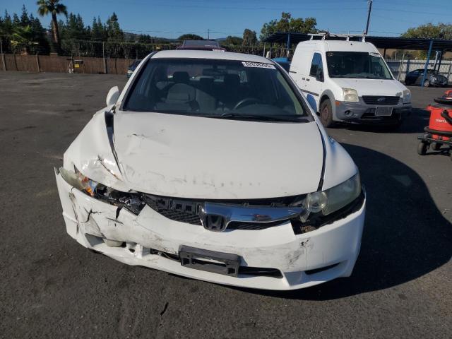 19XFA1F58AE007447 - 2010 HONDA CIVIC LX WHITE photo 5