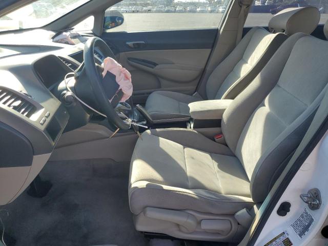 19XFA1F58AE007447 - 2010 HONDA CIVIC LX WHITE photo 7