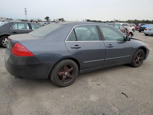 1HGCM56817A100447 - 2007 HONDA ACCORD EX BLUE photo 3