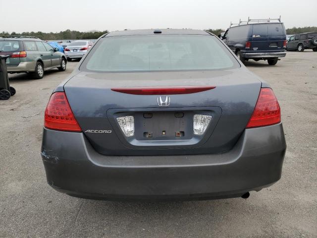 1HGCM56817A100447 - 2007 HONDA ACCORD EX BLUE photo 6