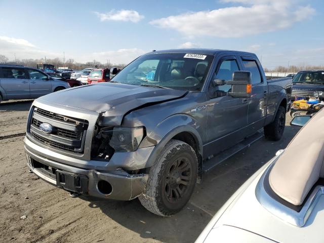 1FTFW1ET2EFA53238 - 2014 FORD F150 SUPERCREW BLUE photo 1