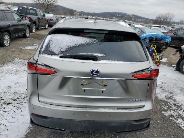 JTJBJRBZ4H2053206 - 2017 LEXUS NX 300H SILVER photo 6