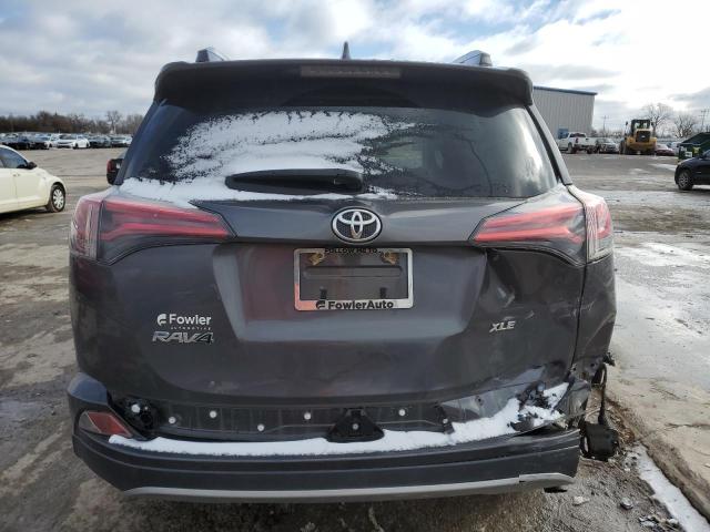 JTMWFREV6HJ145874 - 2017 TOYOTA RAV4 XLE GRAY photo 6