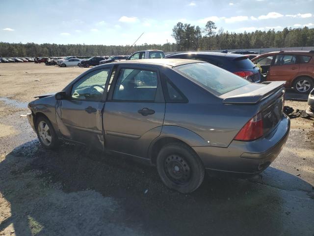 1FAHP34N07W182883 - 2007 FORD FOCUS ZX4 GRAY photo 2