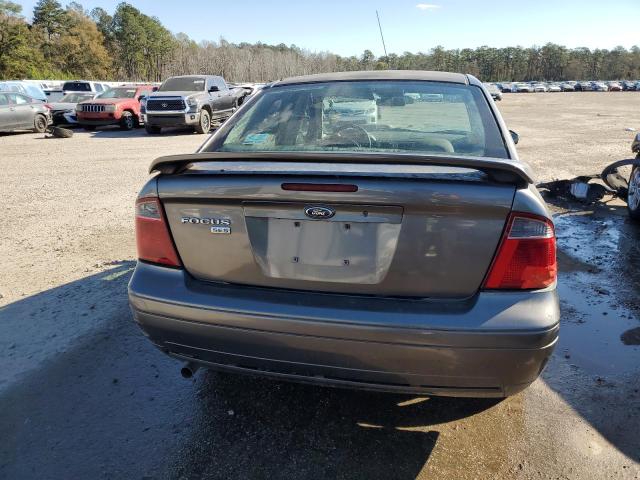 1FAHP34N07W182883 - 2007 FORD FOCUS ZX4 GRAY photo 6