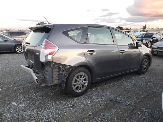 JTDZN3EU7FJ020397 - 2015 TOYOTA PRIUS V GRAY photo 3