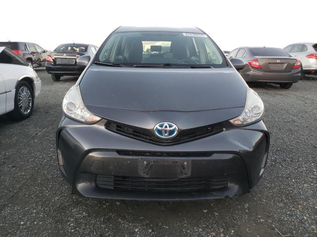 JTDZN3EU7FJ020397 - 2015 TOYOTA PRIUS V GRAY photo 5