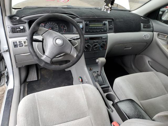 2T1BR32E16C614787 - 2006 TOYOTA COROLLA CE SILVER photo 8