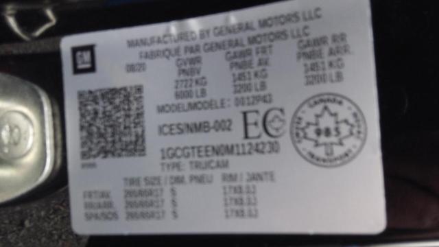 1GCGTEEN0M1124230 - 2021 CHEVROLET COLORADO ZR2 BLACK photo 9