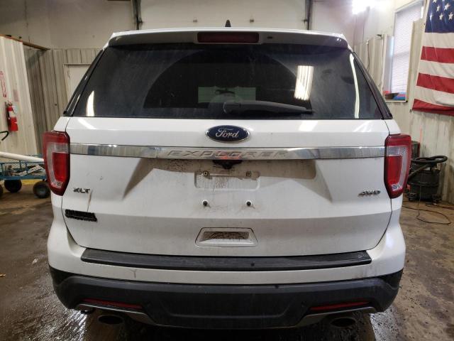 1FM5K8D87JGA74647 - 2018 FORD EXPLORER XLT WHITE photo 6