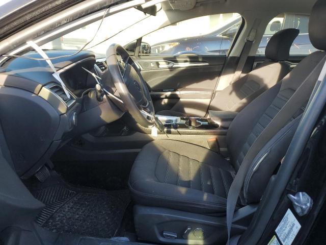 3FA6P0H73FR275609 - 2015 FORD FUSION SE BLACK photo 7