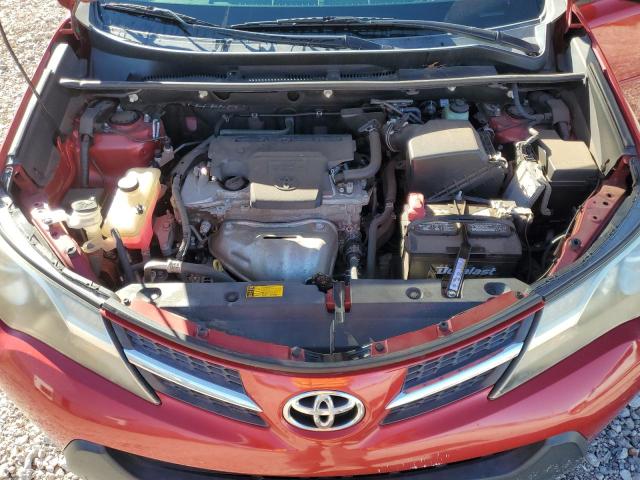 2T3WFREV5FW137649 - 2015 TOYOTA RAV4 XLE 红色 照片 12