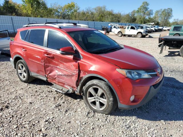 2T3WFREV5FW137649 - 2015 TOYOTA RAV4 XLE 红色 照片 4