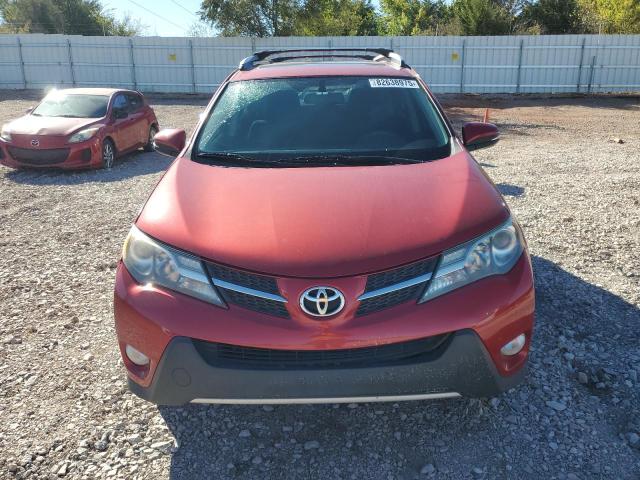 2T3WFREV5FW137649 - 2015 TOYOTA RAV4 XLE 红色 照片 5
