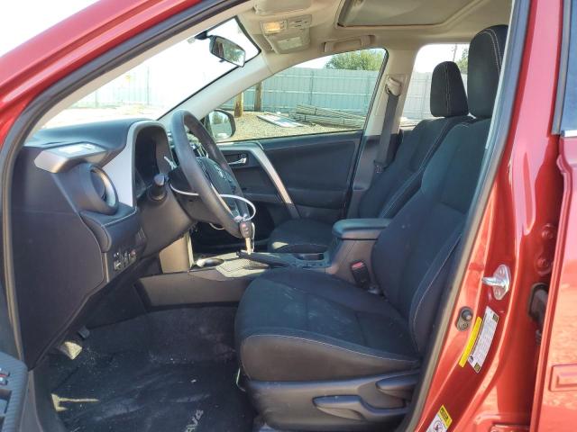 2T3WFREV5FW137649 - 2015 TOYOTA RAV4 XLE 红色 照片 7