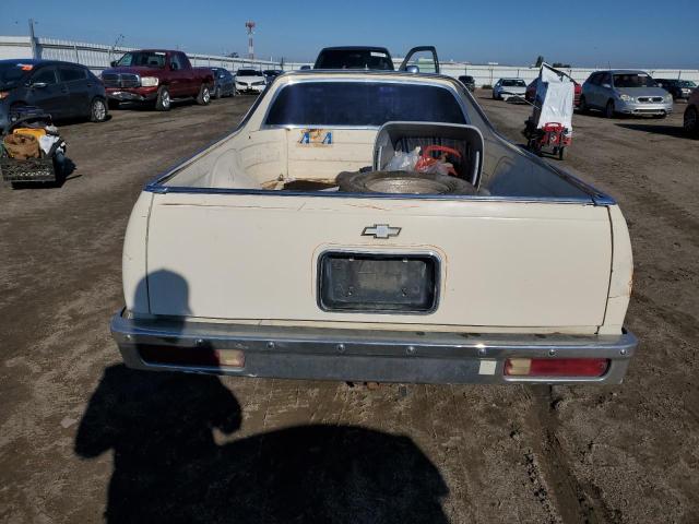 1GCCW80H4ER210782 - 1984 CHEVROLET EL CAMINO WHITE photo 6