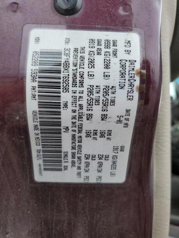 3C8FY4BBX1T692585 - 2001 CHRYSLER PT CRUISER 紫色 照片 12