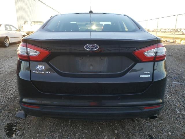 3FA6P0HDXGR302098 - 2016 FORD FUSION SE BLACK photo 6