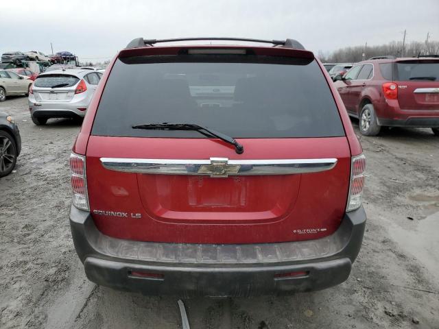 2CNDL13F156090915 - 2005 CHEVROLET EQUINOX LS MAROON photo 6