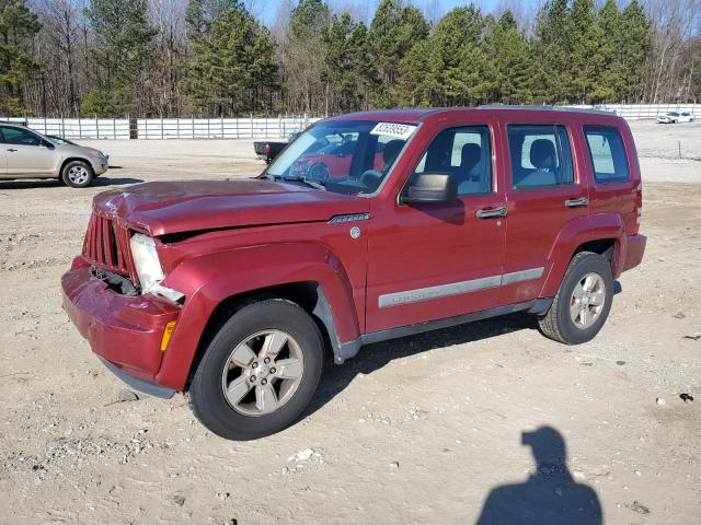 1C4PJMAK6CW142230 - 2012 JEEP LIBERTY SPORT RED photo 1