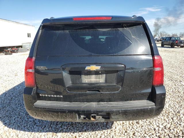 1GNSCJKC8FR297656 - 2015 CHEVROLET SUBURBAN C1500 LT BLACK photo 6