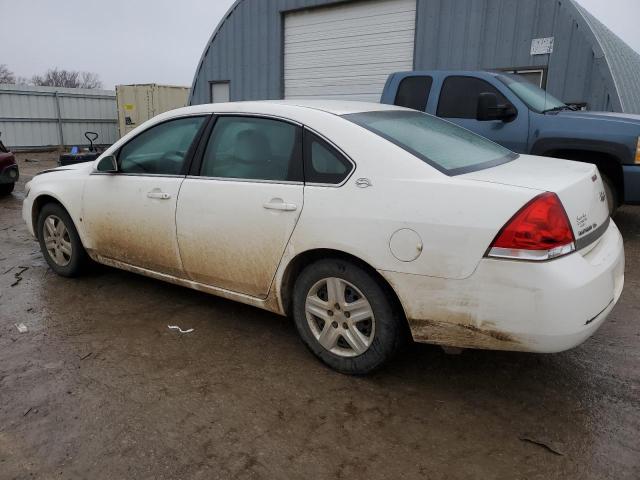 2G1WB58K389177594 - 2008 CHEVROLET IMPALA LS WHITE photo 2