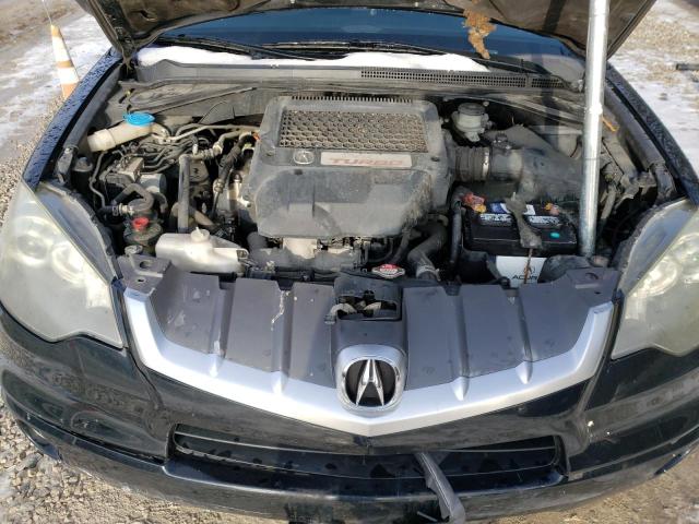 5J8TB18267A004126 - 2007 ACURA RDX BLACK photo 12