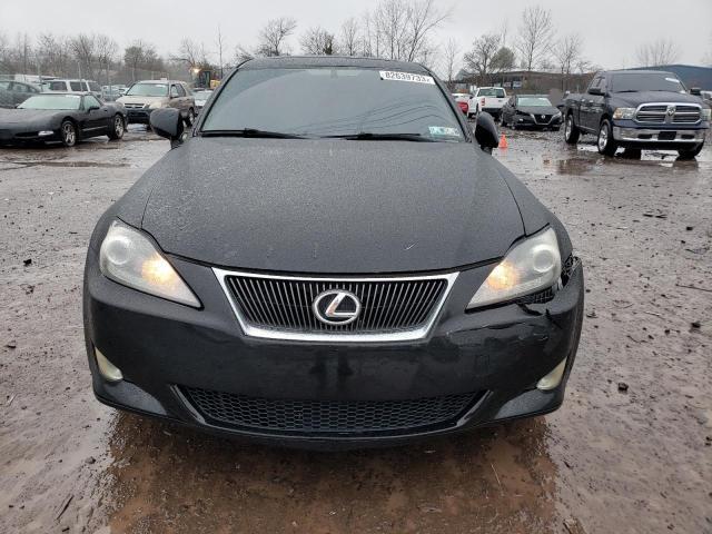 JTHCK262082022204 - 2008 LEXUS IS 250 BLACK photo 5