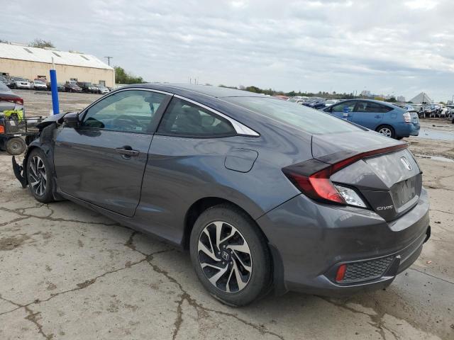 2HGFC4B02JH309263 - 2018 HONDA CIVIC LX GRAY photo 2