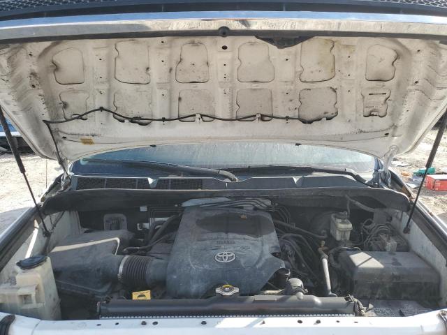 5TFRM5F12BX025159 - 2011 TOYOTA TUNDRA DOUBLE CAB SR5 WHITE photo 11
