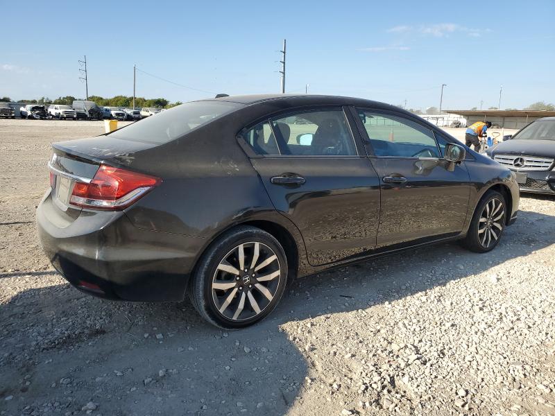 2HGFB2F98FH529840 - 2015 HONDA CIVIC EXL BLACK photo 3