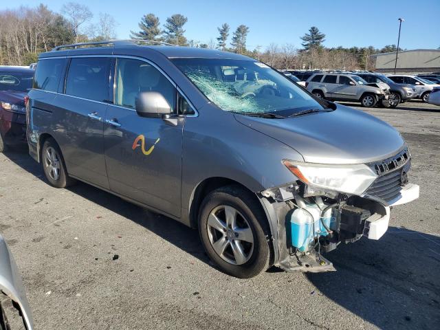 JN8AE2KP8C9048099 - 2012 NISSAN QUEST S GRAY photo 4