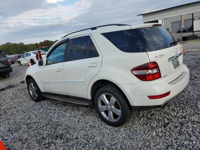 4JGBB86E49A473603 - 2009 MERCEDES-BENZ ML 350 WHITE photo 2