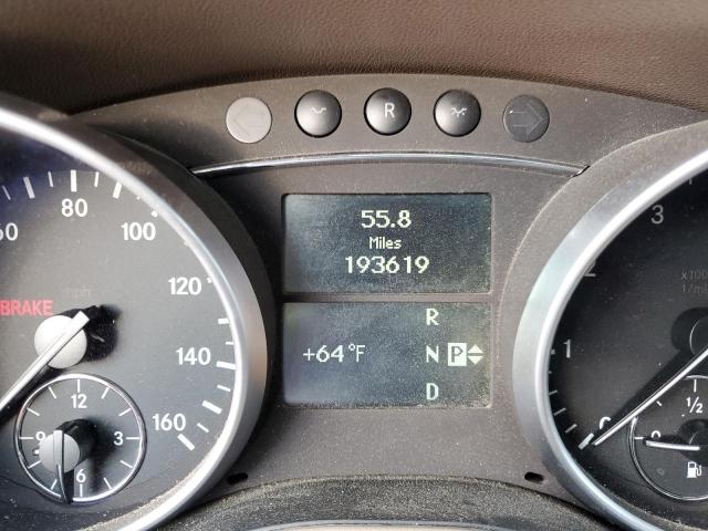 4JGBB86E49A473603 - 2009 MERCEDES-BENZ ML 350 WHITE photo 9