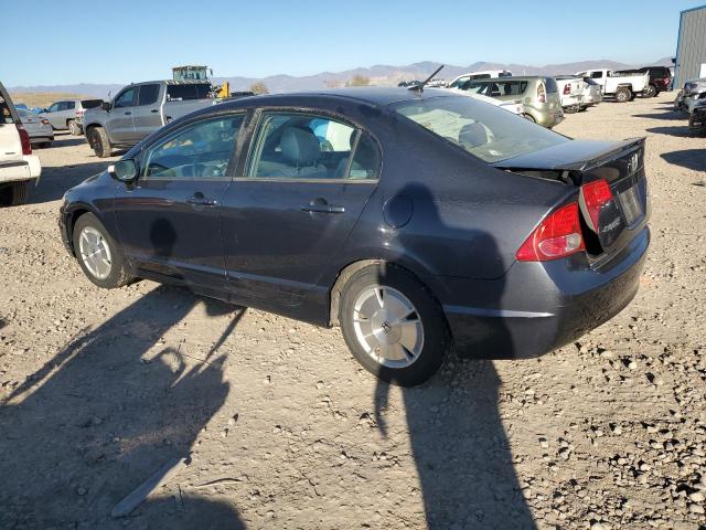 JHMFA36227S007241 - 2007 HONDA CIVIC HYBRID BLUE photo 2